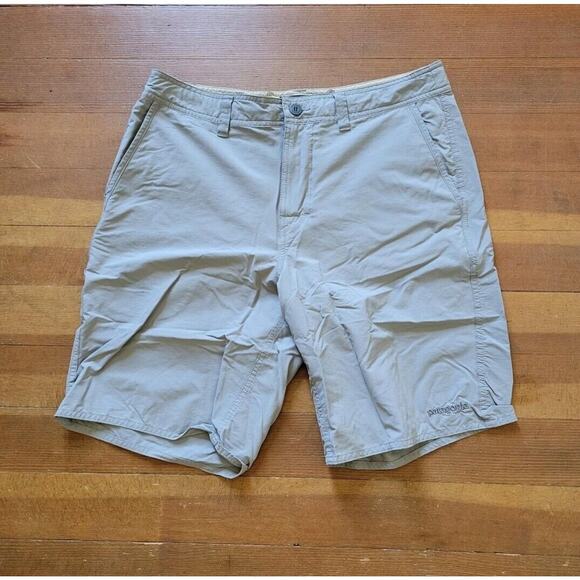 Vtg Y2k Patagonia Tonal Logo Plain Nylon Hiking Shorts Sz 34 Outdoors Gorp Tech - Picture 1 of 4